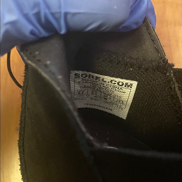 New Sorel Out N About Slip-On Wedge Shoe II Black Boots - Picture 10 of 14